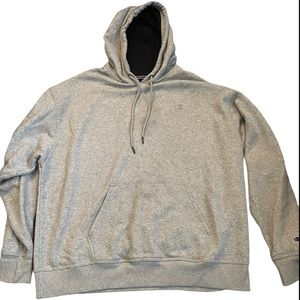 2x all gray champion hoodie